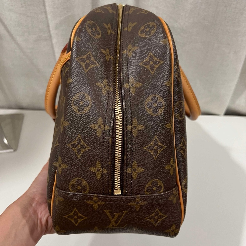 Louis Vuitton Deauville Bag Authentic Preloved Iconic Design Monogram Canvas - Picture 11 of 16
